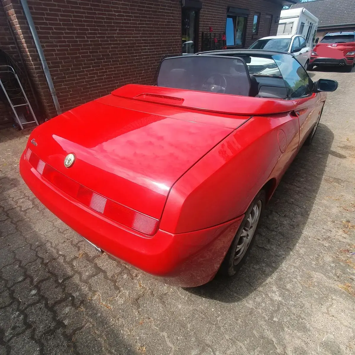 Gebraucht Alfa Romeo Spider 130 PS (95 kW) 1998 Rot Cabrio