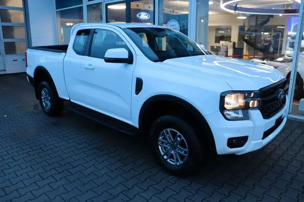 Ny Ford Ranger XLT 241 HK (177 kW) 2026 Hvid Pickup / Ladvogn