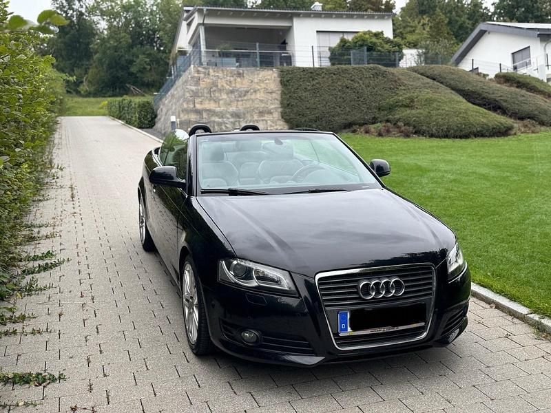 Schwarz Gebraucht 2009 Audi A3 Cabriolet S-Line Cabrio | 5.980 € (Fairer Preis) - Bild 1/4