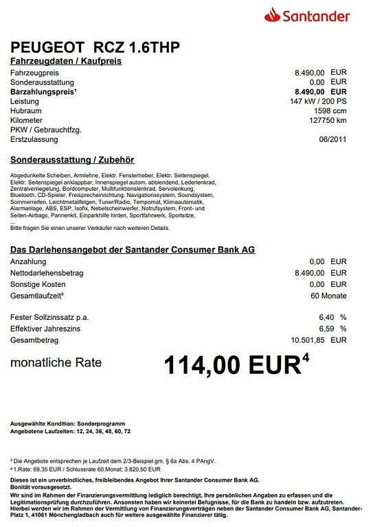 Gebraucht Peugeot RCZ 200 PS (147 kW) 2011 Weiß Coupé