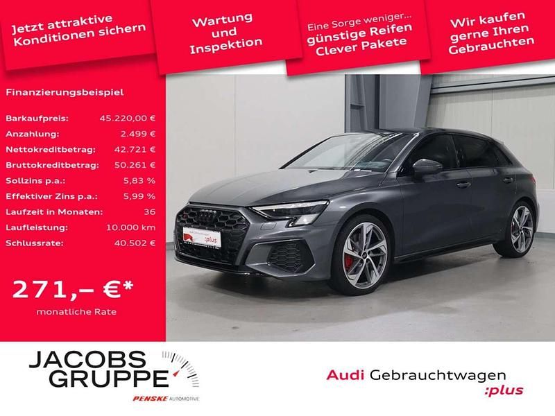 Daytonagrau perleffekt Gebraucht 2024 Audi S3 Ambiente Limousine | 45.220 € (Fairer Preis) - Bild 1/4