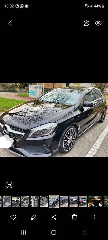 Gebraucht Mercedes A180 AMG line 122 PS (89 kW) 2017 Schwarz Limousine