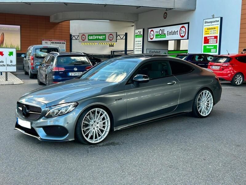 Grau Gebraucht 2016 Mercedes C400 AMG line Coupé | 30.500 € (Fairer Preis) - Bild 1/4