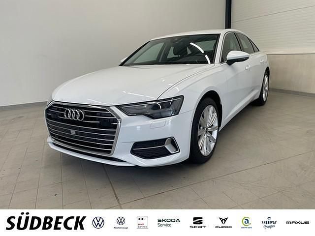 Gletscherweiß metallic Gebraucht 2022 Audi A6 Sport Limousine | 40.390 € (Etwas zu teuer) - Bild 1/4