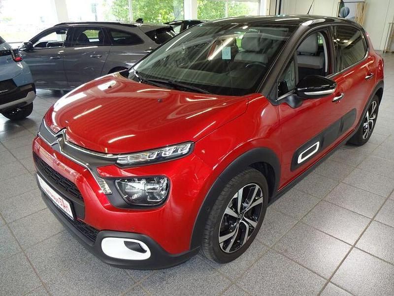 Rot Gebraucht 2020 Citroën C3 PureTech Kleinwagen | 9.350 € (Etwas zu teuer) - Bild 1/4