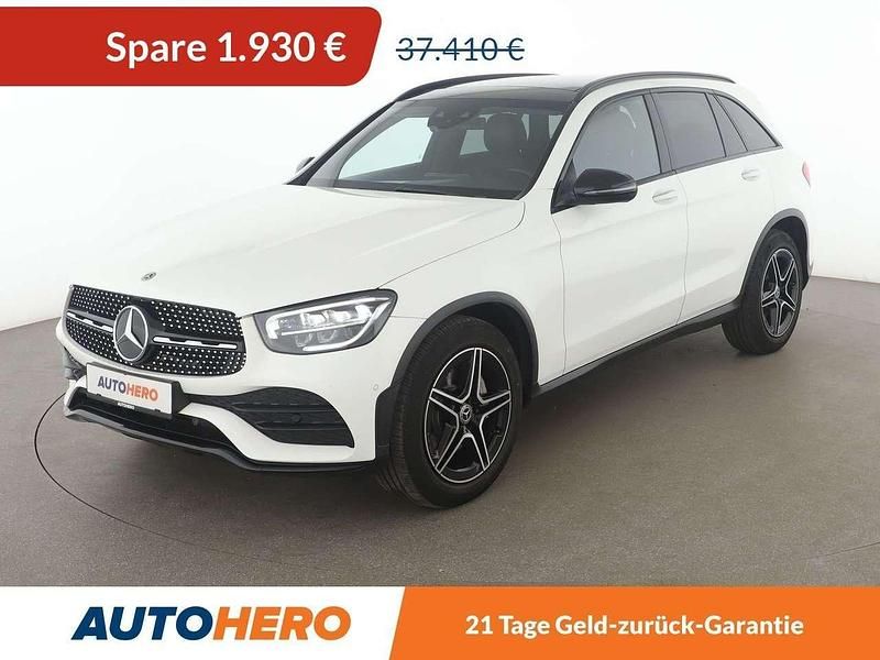 Polarweiss Gebraucht 2019 Mercedes GLC300 AMG line SUV | 35.010 € (Fairer Preis) - Bild 1/3