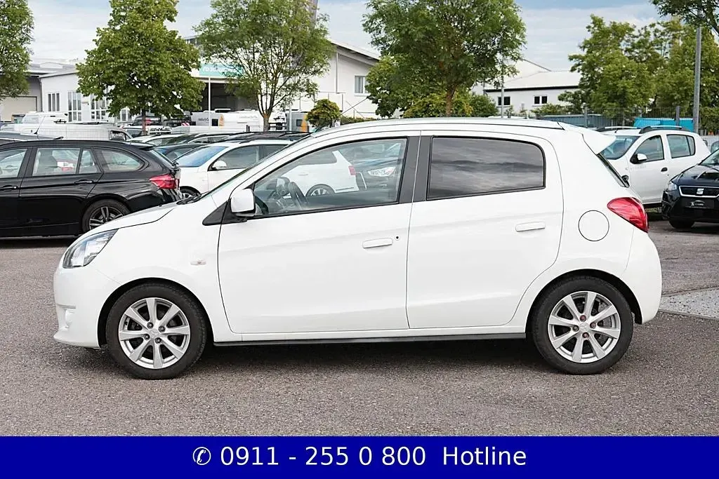 Gebraucht Mitsubishi Space Star 80 PS (58 kW) 2014 Weiß Van / Kleinbus