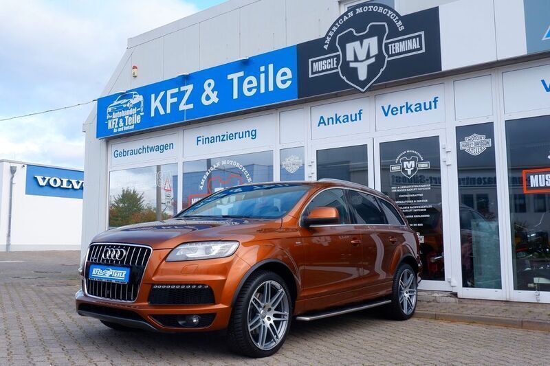 Orange Gebraucht 2012 Audi Q7 Sport SUV | 26.980 € - Bild 1/4