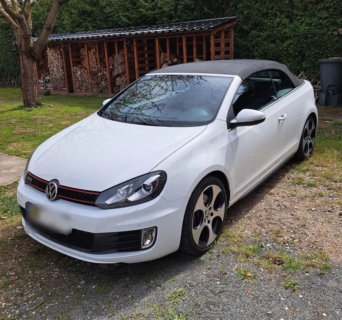 Gebraucht VW Golf Cabriolet GTI 211 PS (155 kW) 2013 Weiß Cabrio