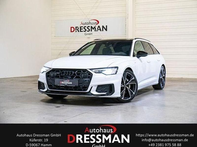 Gletscherweiß metallic Gebraucht 2024 Audi A6 S-Line Kombi | 46.900 € (Fairer Preis) - Bild 1/4