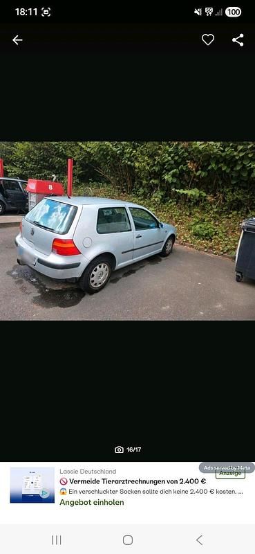 Second-hand VW Golf 75 CP (55 kW) 2000 Argintiu Coupe