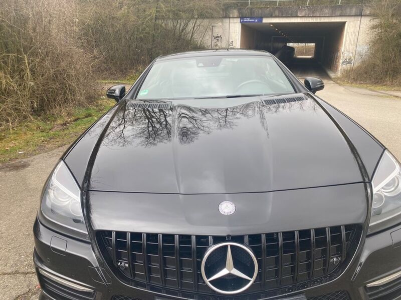 Schwarz Gebraucht 2014 Mercedes SLK55 AMG AMG Cabrio | 38.500 € (Superpreis) - Bild 1/4