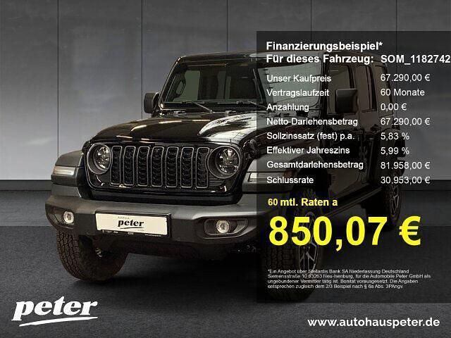 Schwarz Neu 2025 Jeep Wrangler Rubicon SUV | 67.290 € (Etwas zu teuer) - Bild 1/4