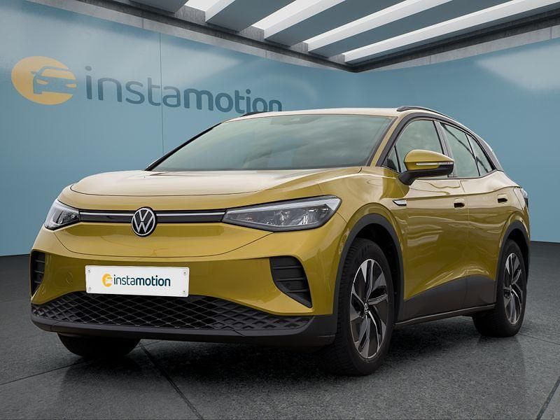 Gelb Gebraucht 2021 VW ID.4 Pure SUV | 21.149 € (Guter Preis) - Bild 1/4