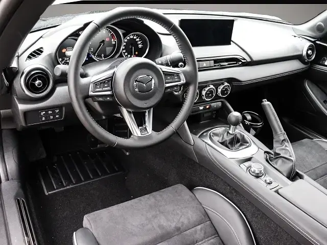 Neu Mazda MX5 Homura-Line 132 PS (97 kW) 2025 Schwarz Cabrio