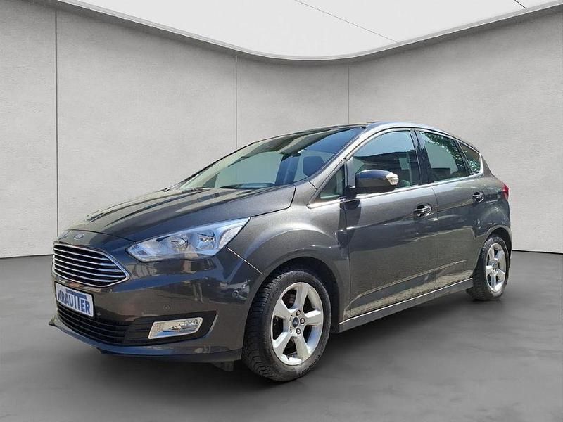 Grau Gebraucht 2018 Ford C-MAX Titanium Van / Kleinbus | 14.750 € (Fairer Preis) - Bild 1/4