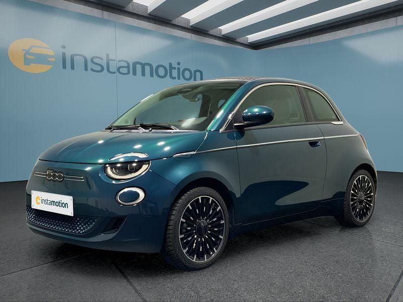 Grün Gebraucht 2023 Fiat 500e La Prima Cabrio | 23.799 € (Fairer Preis) - Bild 1/4