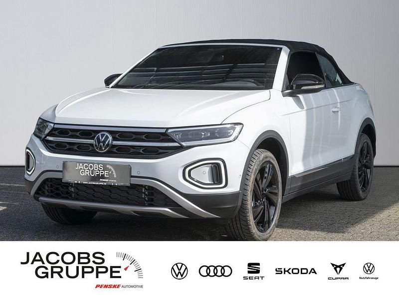 Schwarz Neu 2025 VW T-Roc Cabriolet Style Cabrio | 40.560 € (Superpreis) - Bild 1/4