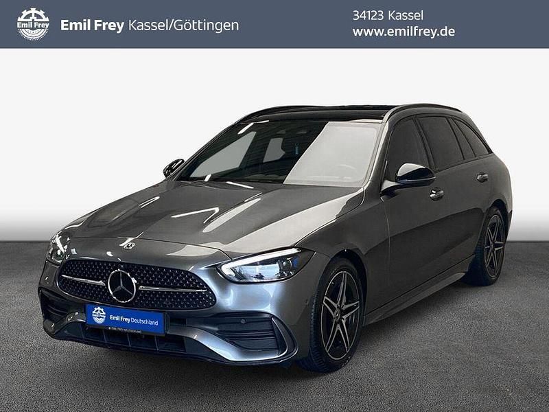 Selenitgrey metallic Gebraucht 2023 Mercedes C220 AMG line Kombi | 36.610 € (Etwas zu teuer) - Bild 1/4