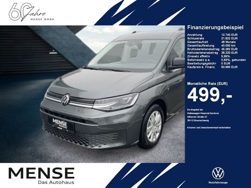 Grau Neu 2025 VW Caddy Life Van / Kleinbus | 51.390 € - Bild 1/4