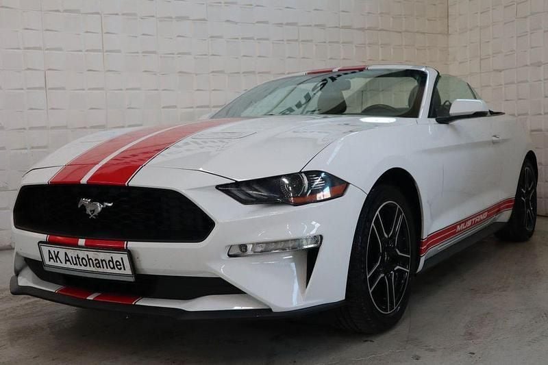 Weiß Gebraucht 2019 Ford Mustang Convertible Cabrio | 28.490 € (Guter Preis) - Bild 1/4