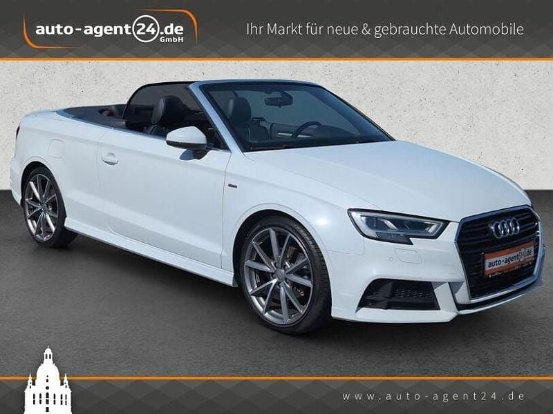 Weiss Gebraucht 2016 Audi A3 Cabriolet S-Line Cabrio | 22.990 € (Etwas zu teuer) - Bild 1/4