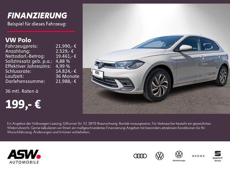 Ascotgrau Neu 2025 VW Polo Life Limousine | 25.830 € (Guter Preis) - Bild 1/4