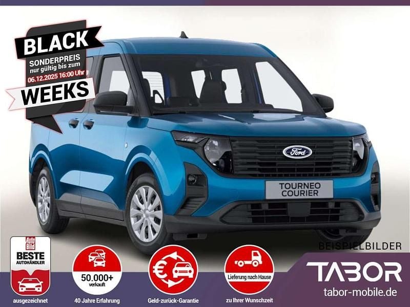 Digital aqua blue metallic Neu 2025 Ford Tourneo Courier Trend Van / Kleinbus | 24.188 € (Superpreis) - Bild 1/4
