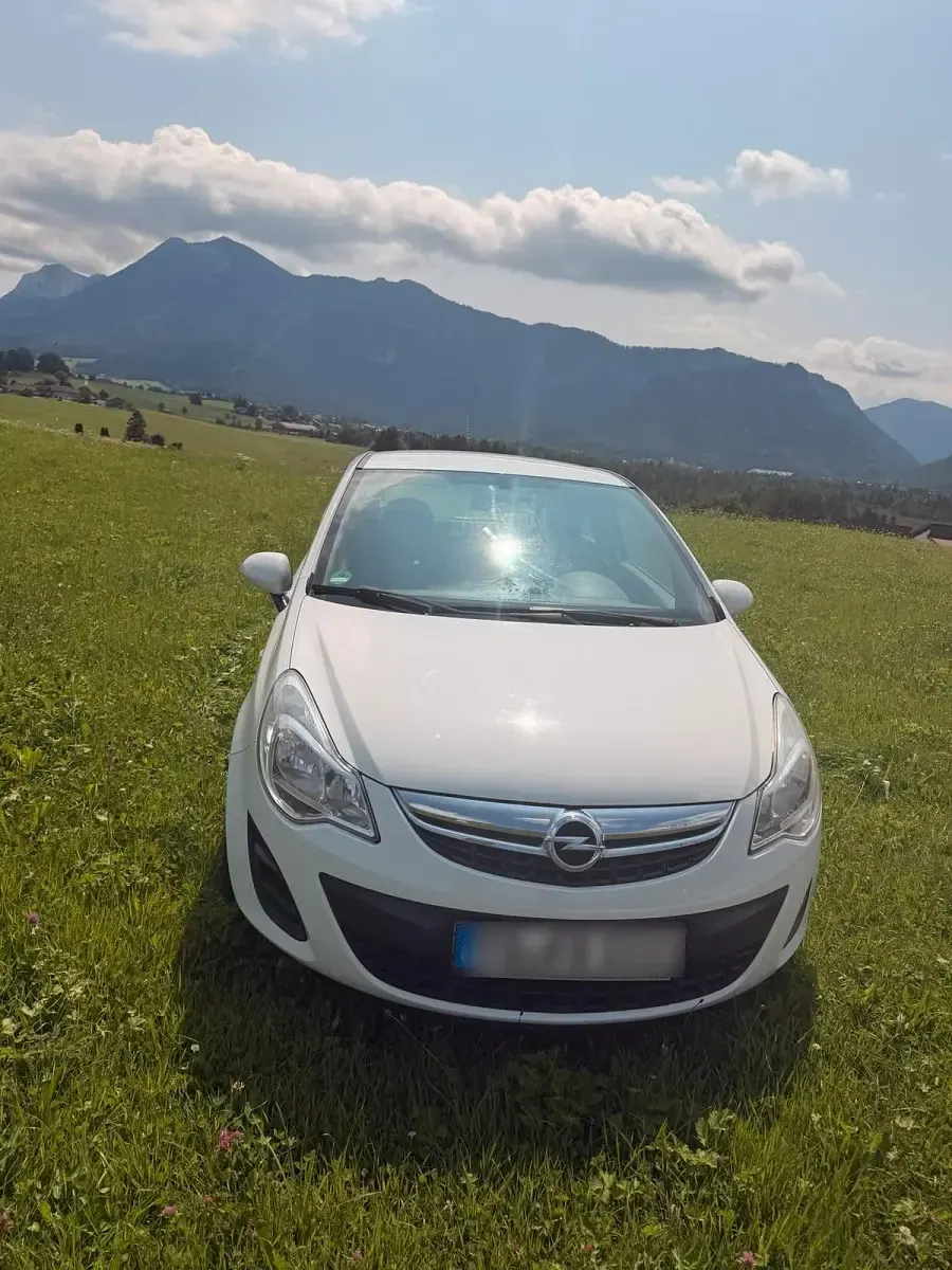 Gebraucht Opel Corsa 2013 Weiß Kleinwagen