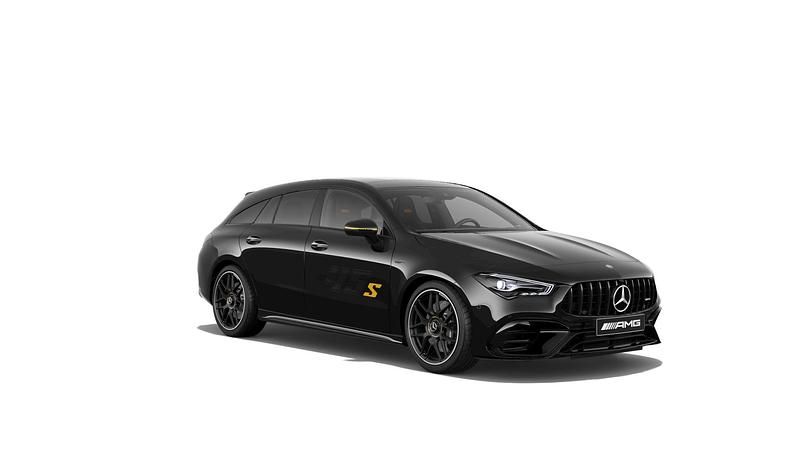 Nachtschwarz Neu 2025 Mercedes CLA45 AMG Shooting Brake AMG Kombi | 76.120 € - Bild 1/3