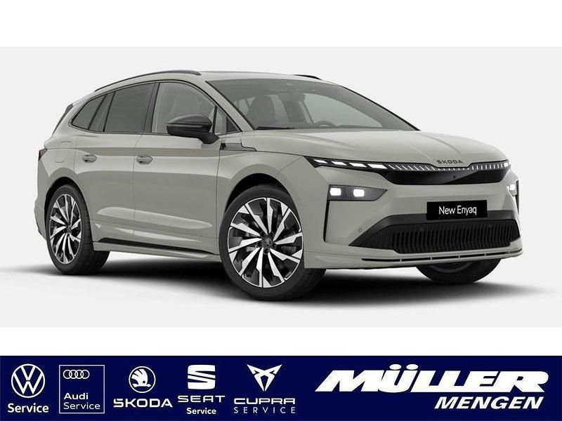 Grau Neu 2025 Skoda Enyaq iV SportLine SUV | 55.990 € (Etwas zu teuer) - Bild 1/4