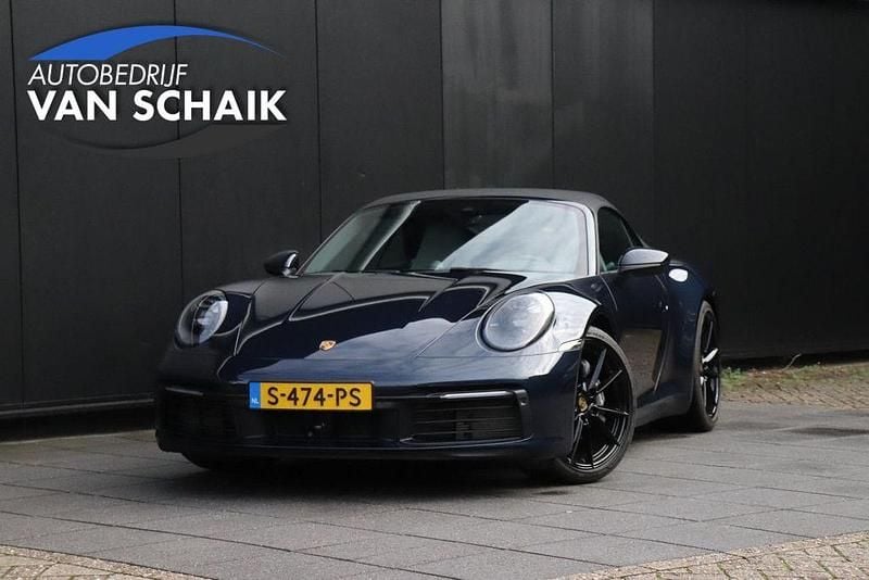 Blau Gebraucht 2021 Porsche 911 Carrera Cabriolet Cabrio | 115.231 € (Guter Preis) - Bild 1/4