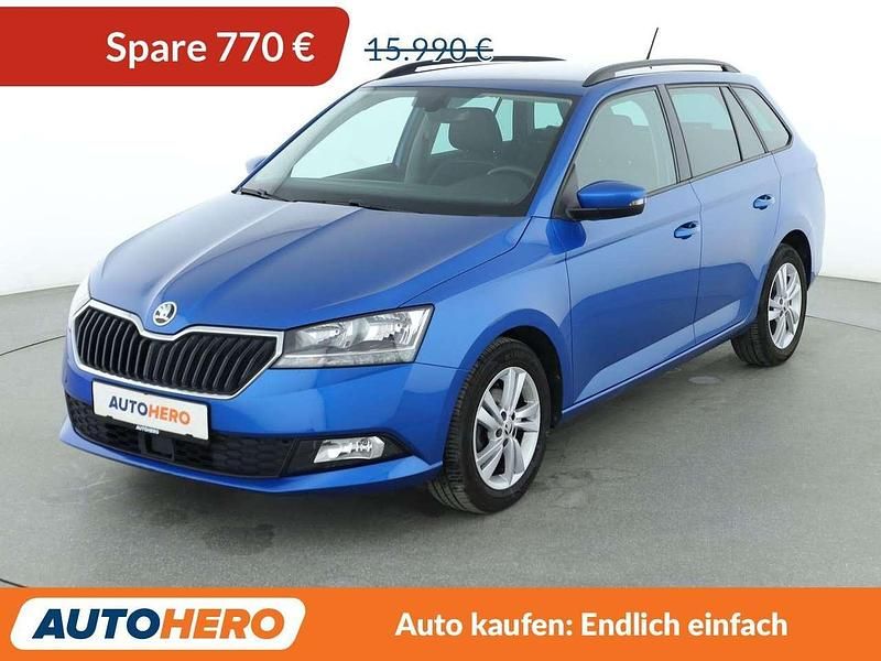 Blau Gebraucht 2022 Skoda Fabia Ambition Kombi | 15.220 € (Guter Preis) - Bild 1/3