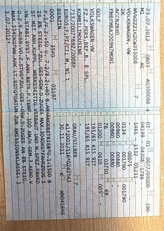 Gebraucht VW Golf VII 105 PS (77 kW) 2012 Silber Limousine