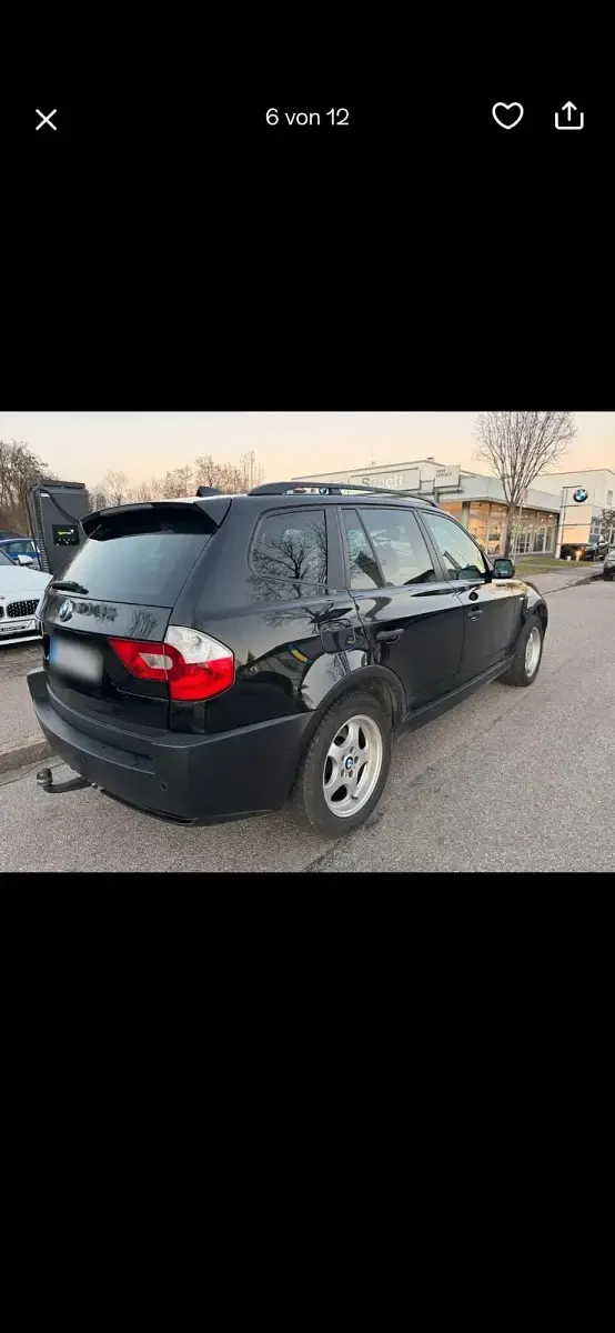 Gebraucht BMW X3 150 PS (110 kW) 2005 Schwarz SUV