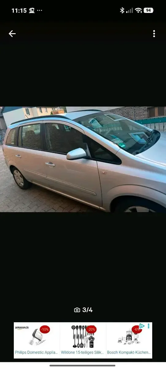 Gebraucht Opel Zafira 2006 Grau Van / Kleinbus