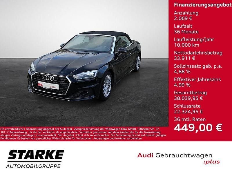 Gebraucht Audi A5 Cabriolet Ambiente 150 PS (110 kW) 2024 Brillantschwarz Cabrio
