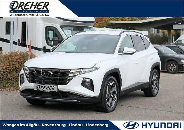 Atlas white Neu 2024 Hyundai Tucson Prime SUV | 35.980 € (Superpreis) - Bild 1/4