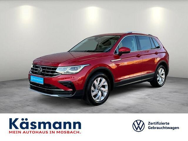 Kings red metallic Gebraucht 2022 VW Tiguan Elegance SUV | 32.530 € (Fairer Preis) - Bild 1/2