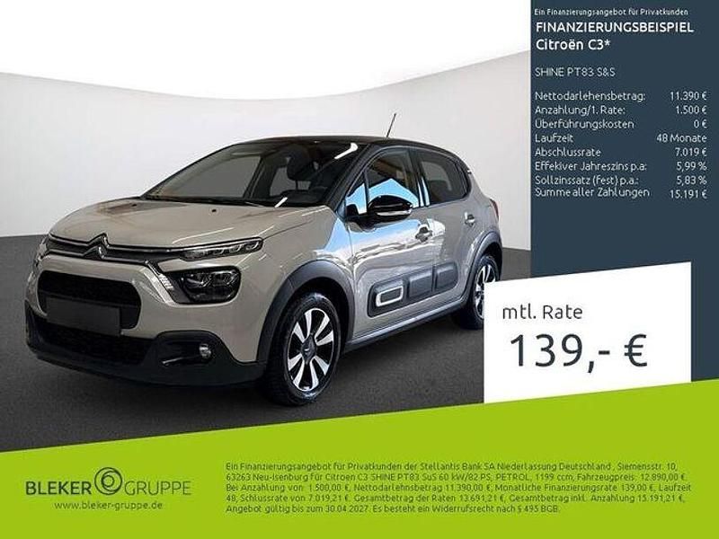 Gebraucht Citroën C3 Shine 82 PS (60 kW) 2023 Beige Kleinwagen