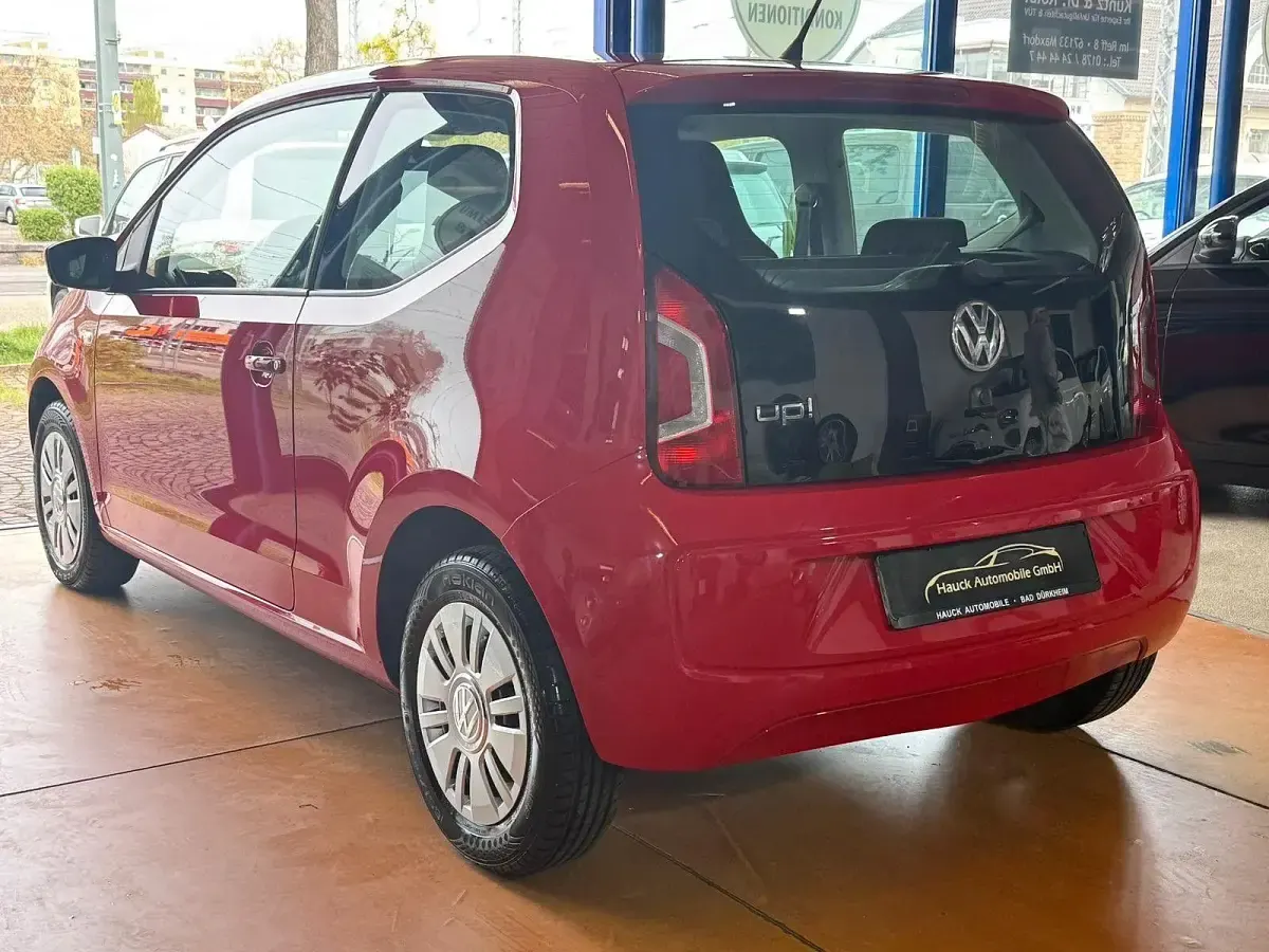 Używany VW up! move up! 60 KM (44 kW) 2013 Czerwony Hatchback