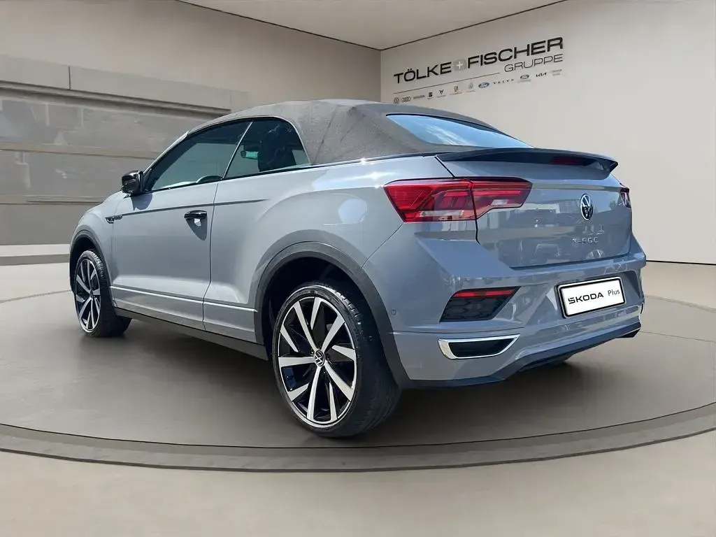 Gebraucht VW T-Roc Cabriolet R-line 150 PS (110 kW) 2021 Grau Cabrio