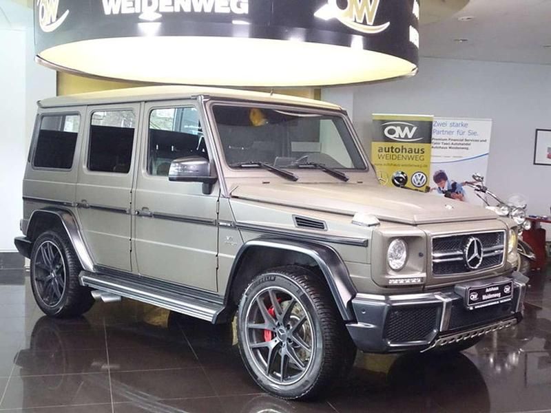 Gebraucht Mercedes G63 AMG AMG 571 PS (419 kW) 2017 Designo gelboliv magno 2 matt SUV