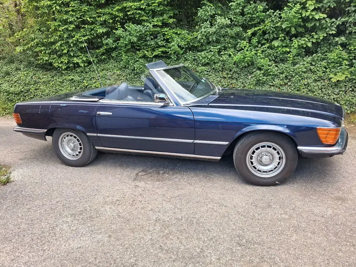 Gebraucht Mercedes SL350 200 PS (147 kW) 1971 Blau Cabrio