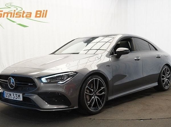 Grau Gebraucht 2022 Mercedes CLA35 AMG Premium Plus Limousine | 42.999 € (Superpreis) - Bild 1/4
