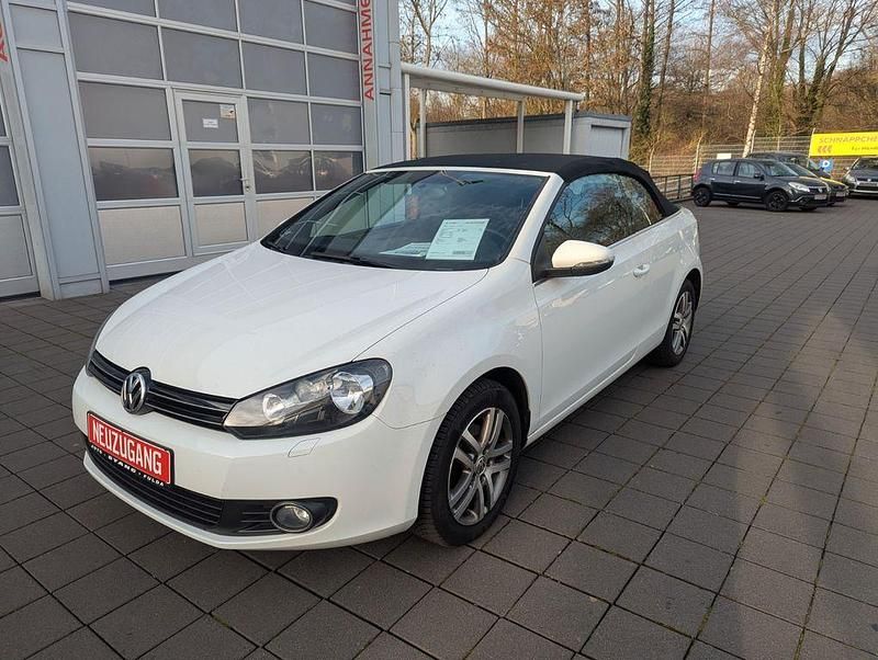 Weiß Gebraucht 2011 VW Golf Cabriolet Cabrio | 6.950 € (Fairer Preis) - Bild 1/4