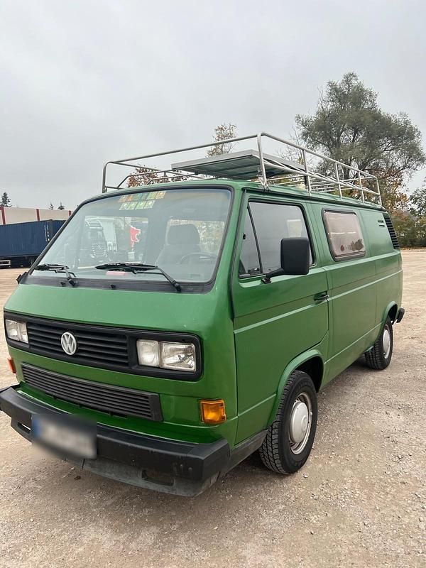 Grün Gebraucht 1988 VW T3 Van | 16.000 € - Bild 1/4