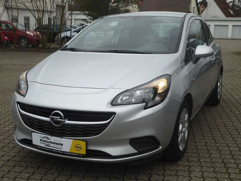 Silber Gebraucht 2015 Opel Corsa Edition Limousine | 5.370 € (Fairer Preis) - Bild 1/4