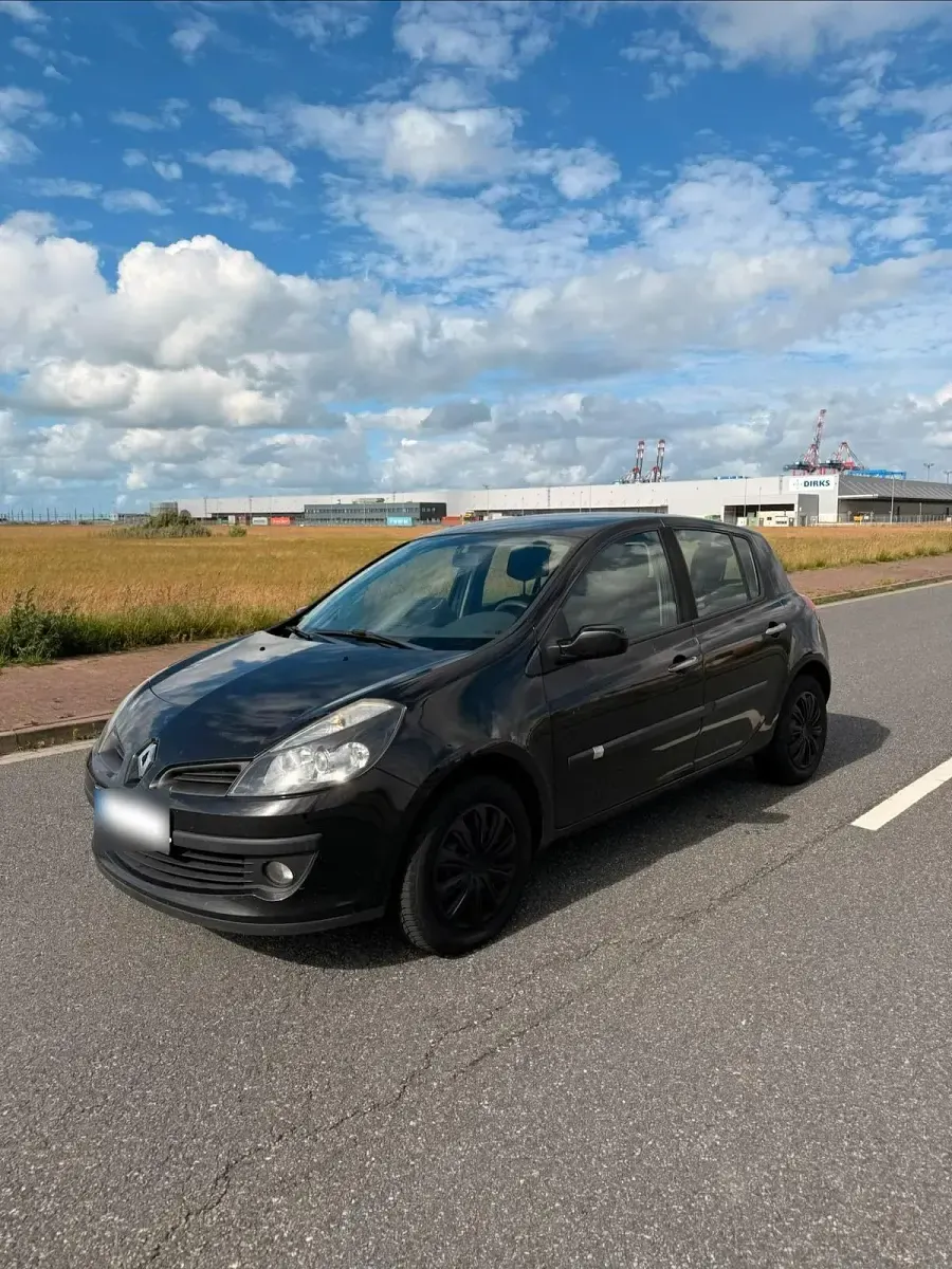 Gebraucht Renault Clio III 75 PS (55 kW) 2007 Schwarz Kleinwagen