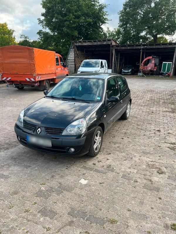 Schwarz Gebraucht 2004 Renault Clio II Kleinwagen | 1.000 € (Guter Preis) - Bild 1/4